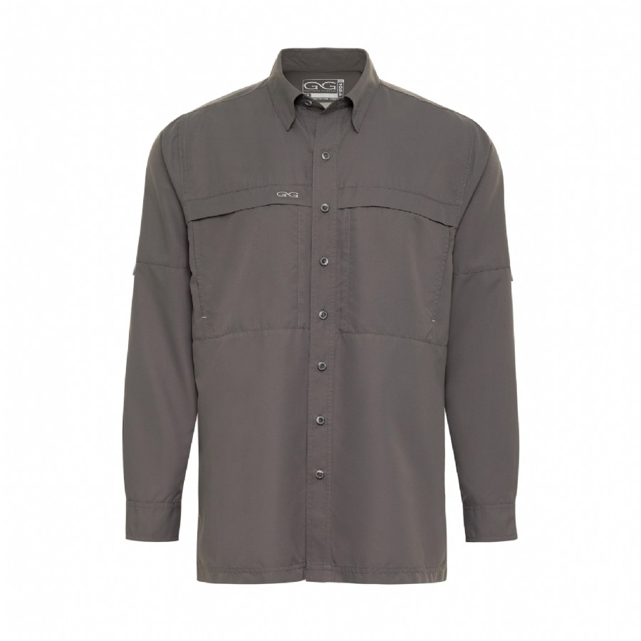 Men's Apparel | GameGuard Long Sleeve MicroFiber Woven shirt | 1024 ...