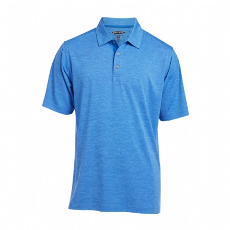 Pebble Beach Heather Stripe Polo