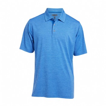 Pebble Beach Heather Stripe Polo